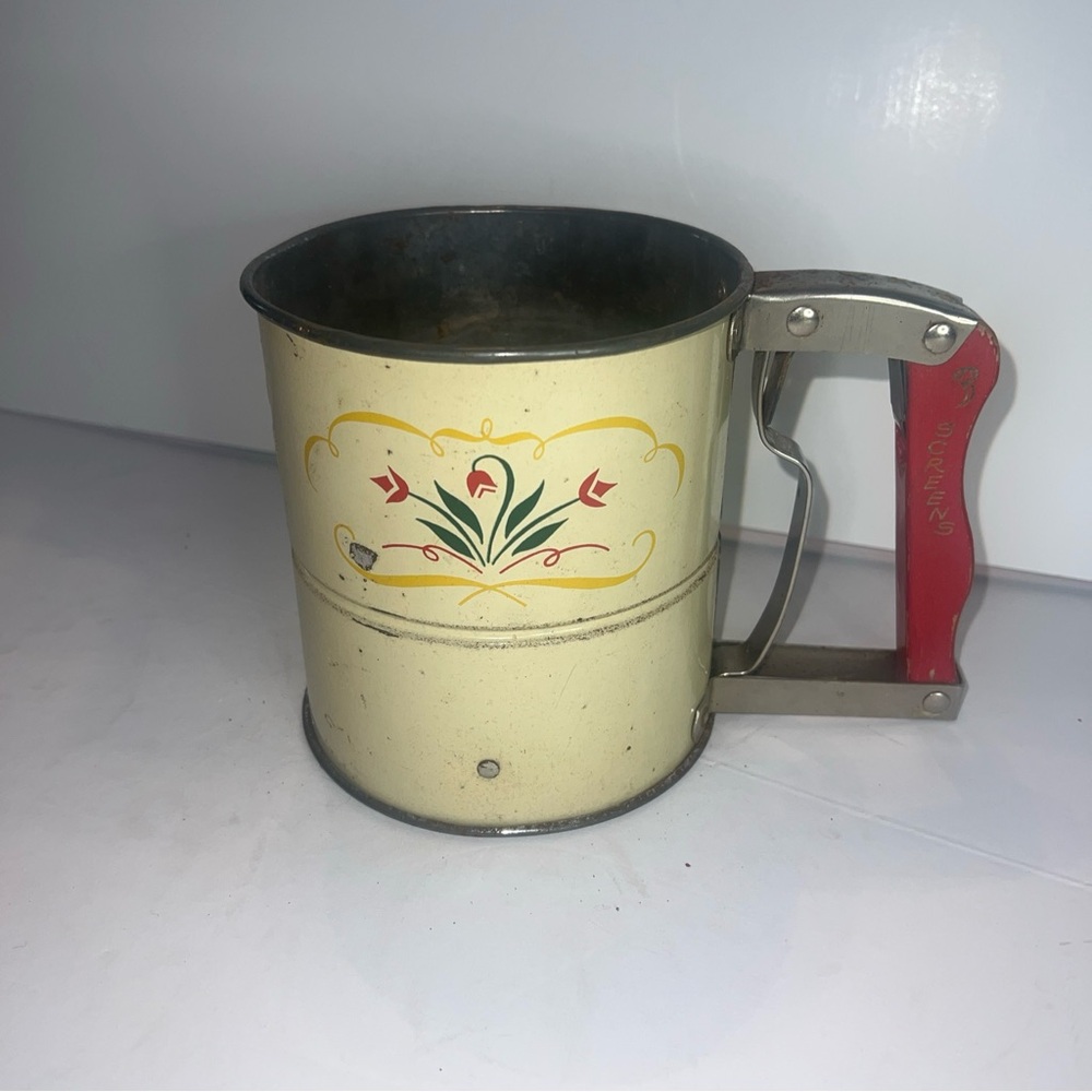 Vintage Androck Flour Sifter....Made in USA....Working Condition MCM